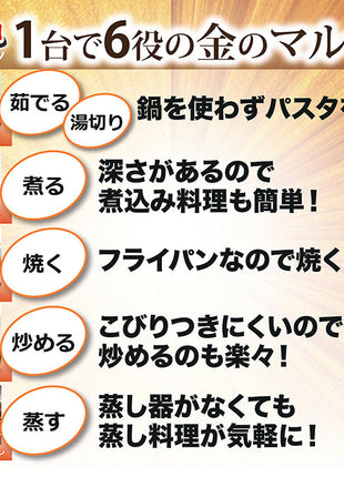 1台6役！「金のマルチパン」